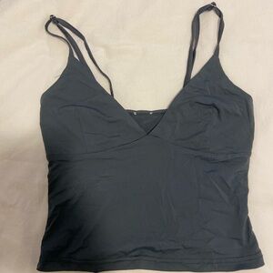 Princess Polly Grey Spaghetti Strap Top